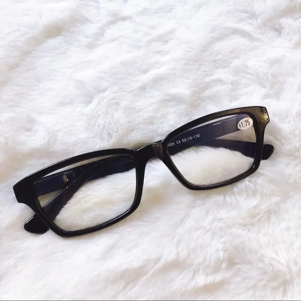 Ashley Black Reader Blue Light Glasses